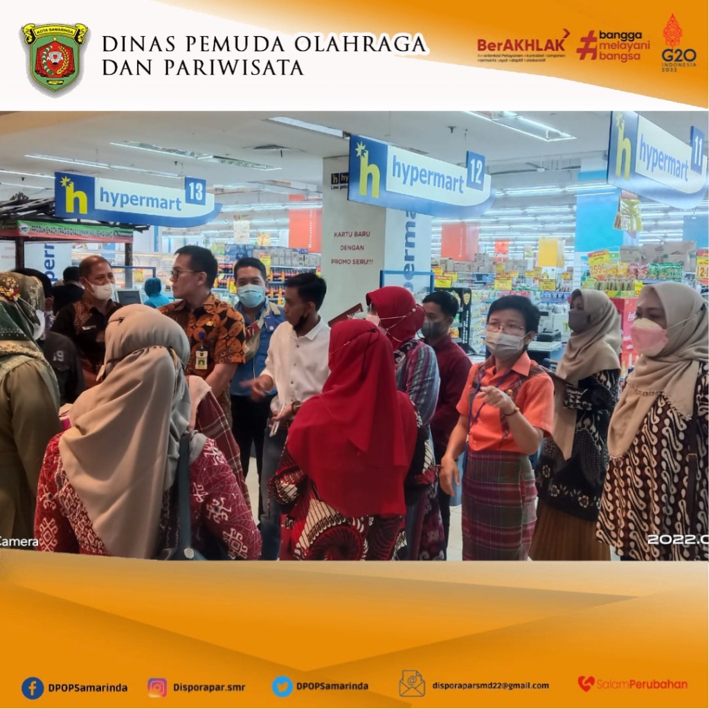 Peninjauan OPD ke Hypermart Bigmall Terkait Produk Kreatif UKM