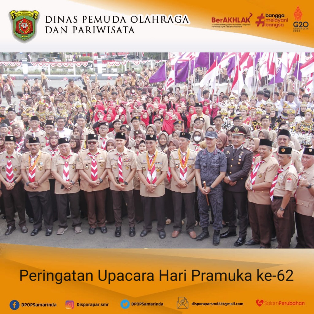 Upacara Peringatan Hari Pramuka Ke-62 Tahun 2023