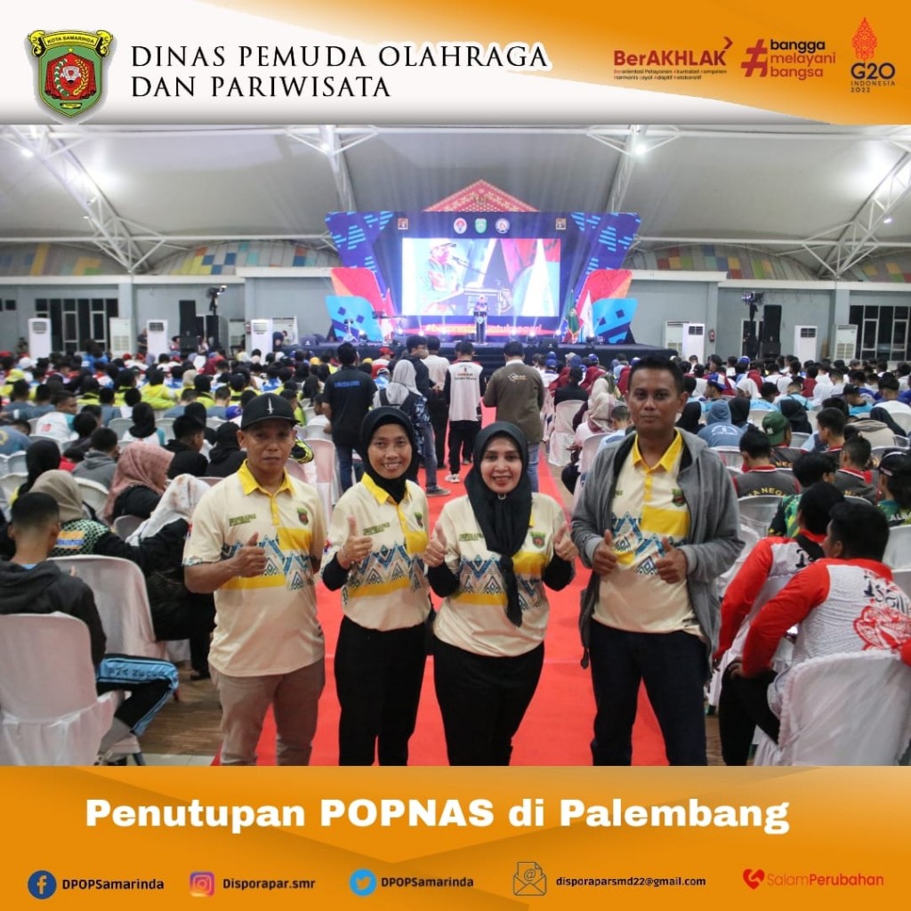 Malam Penutupan Pekan Olahraga Pelajar Nasional (POPNAS) Palembang 2023