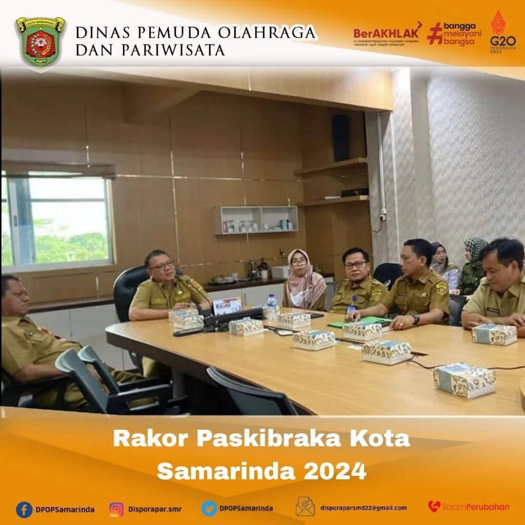 Rapat Koordinasi PASKIBRAKA (Pasukan Pengibar Bendera Pusaka) Kota Samarinda Tahun 2024