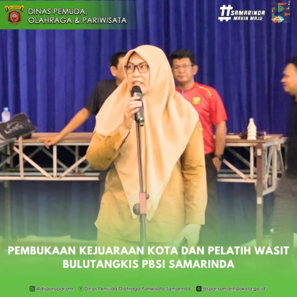 Pembukaan Kejuaraan Kota dan Pelatih Wasit Bulutangkis PBSI Samarinda