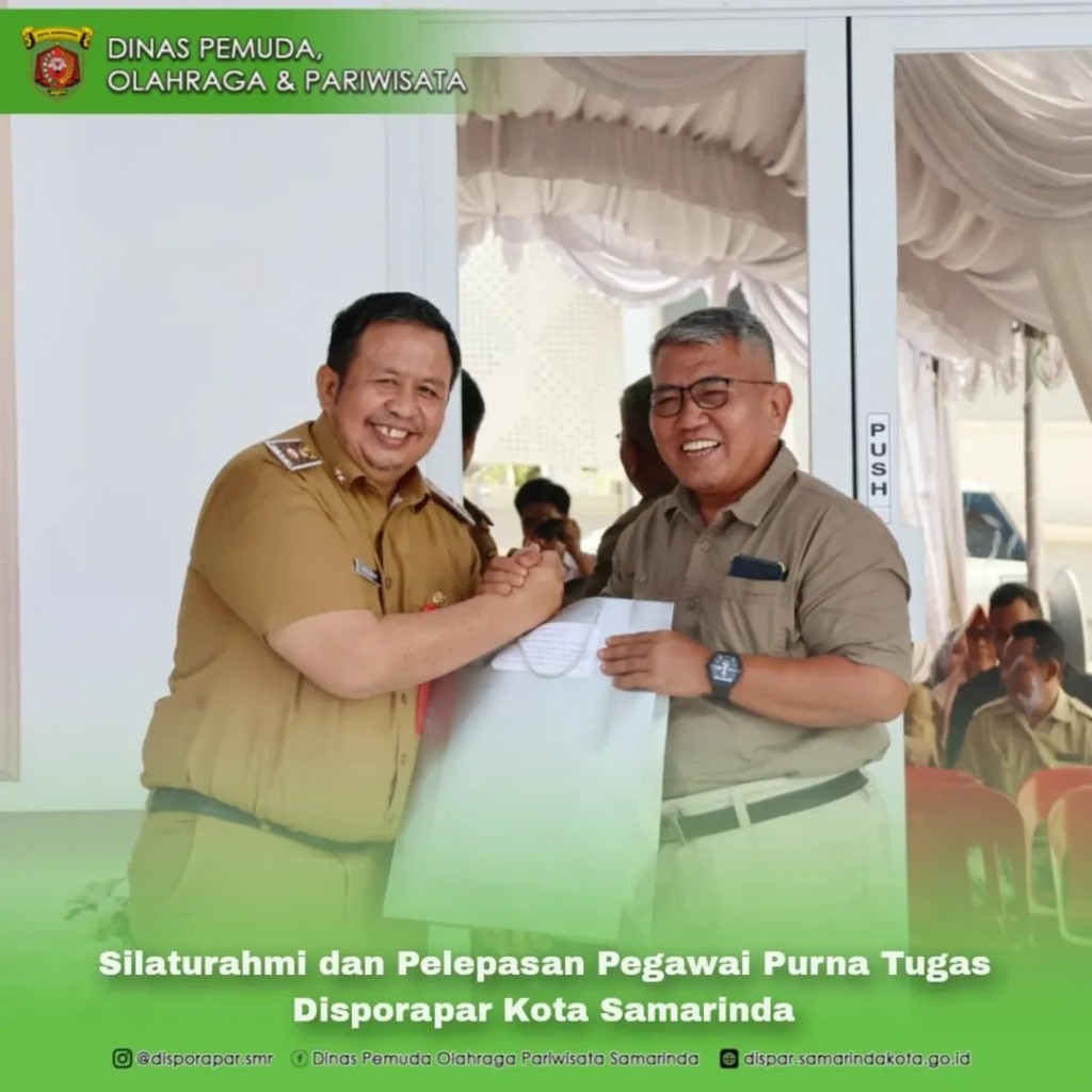 Silaturahmi dan Pelepasan Pegawai Purna Tugas Disporapar Kota Samarinda