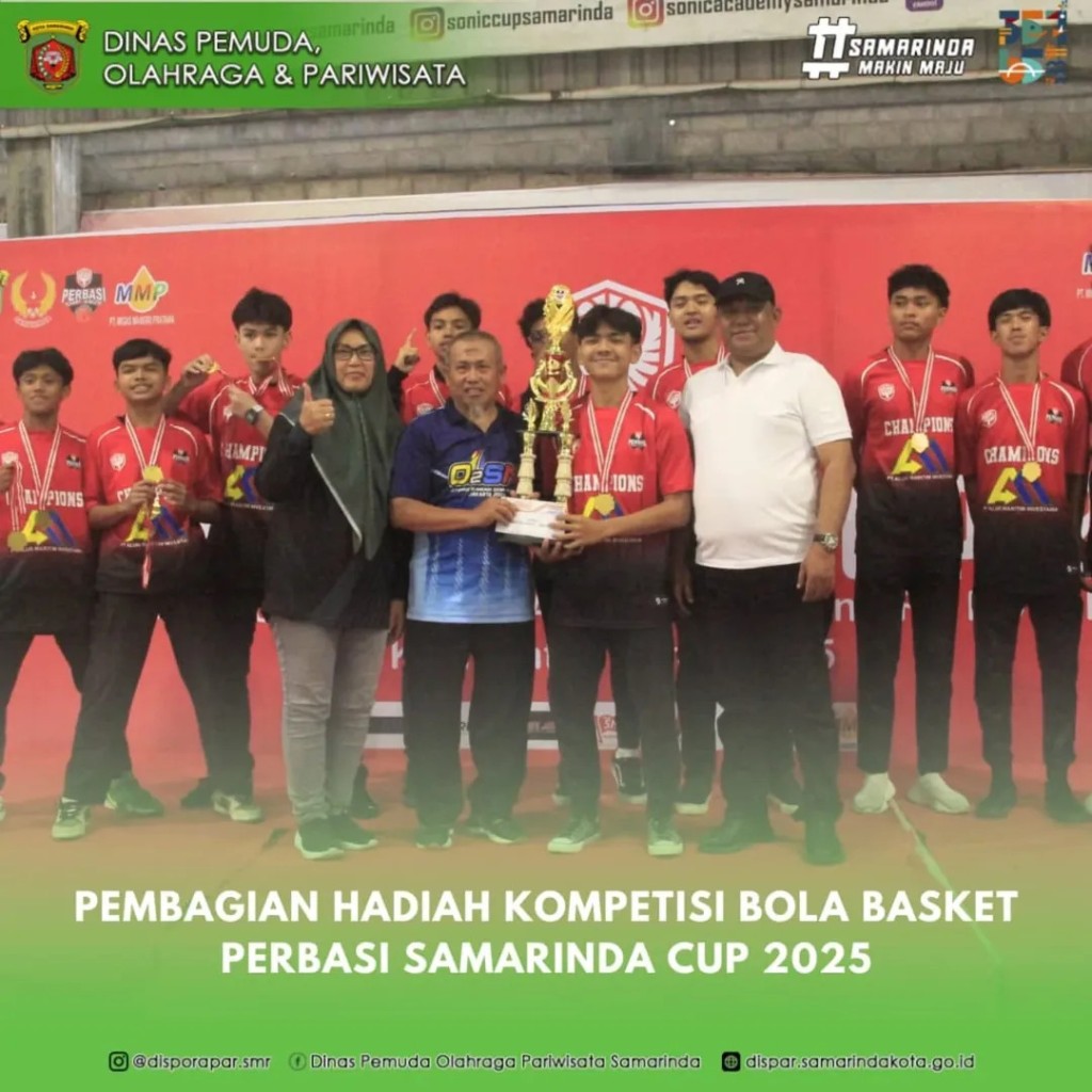 Pembagian Piala dan Hadiah Kompetisi Bola Basket Perbasi Samarinda Cup 2025
