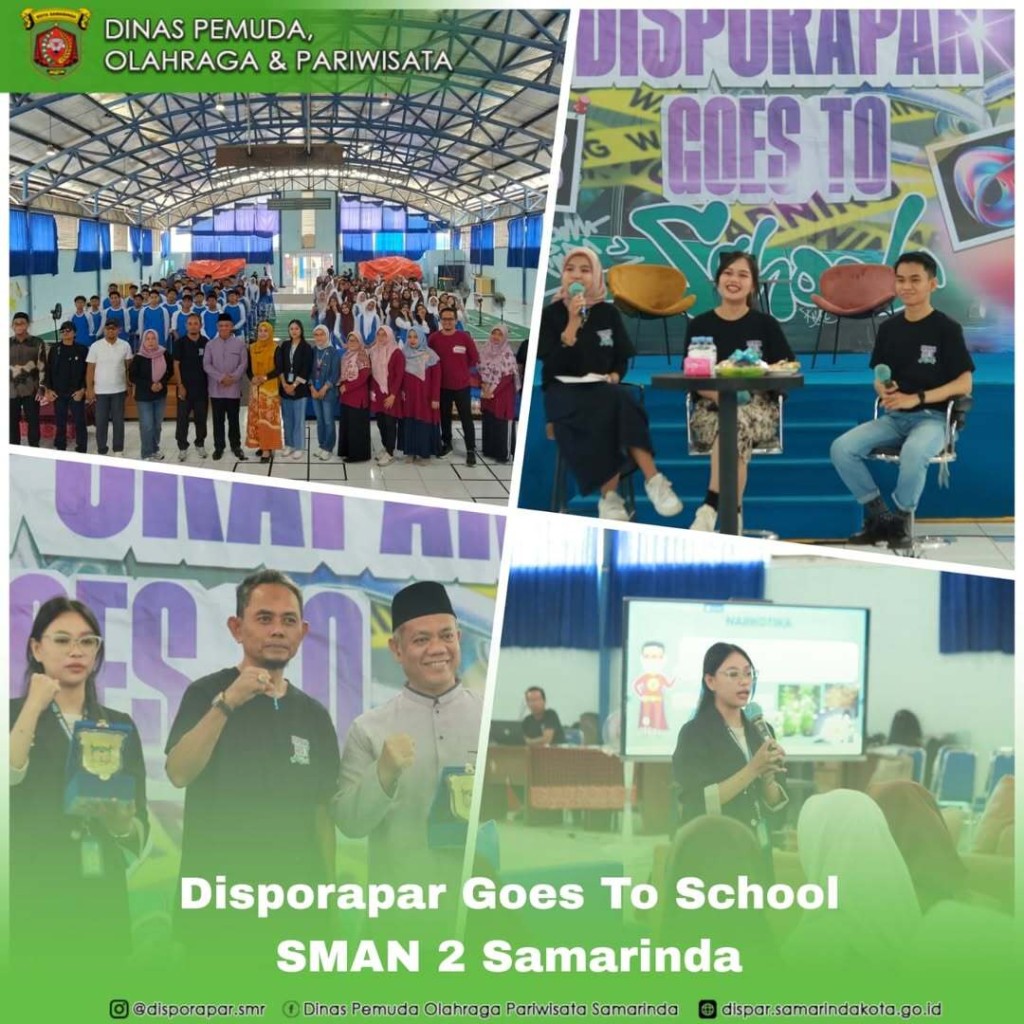 Disporapar Goes To School "Talk Show Kepemudaan & Sosialisasi Pencegahan Penyalahgunaan Narkoba Dikalangan Pemuda"