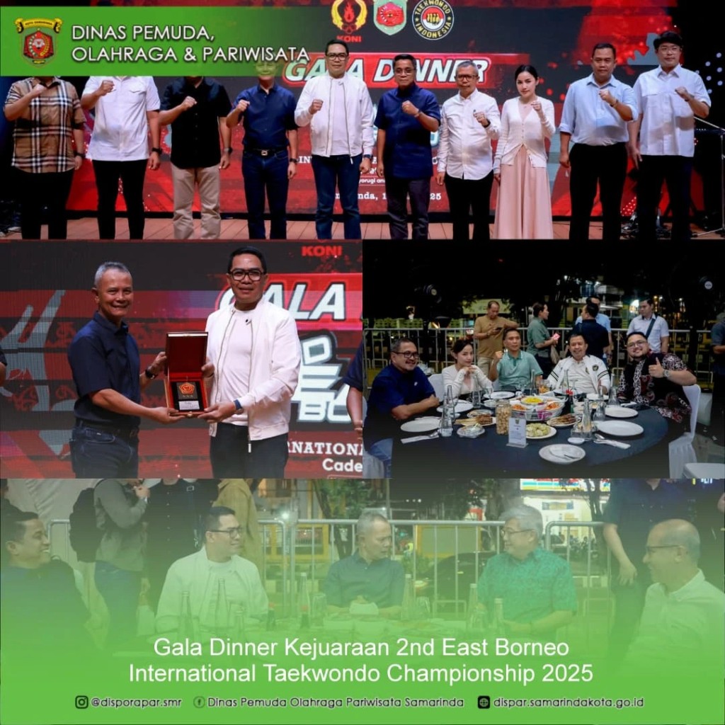 Gala Dinner Kejuaraan 2nd East Borneo International Taekwondo Championship 2025