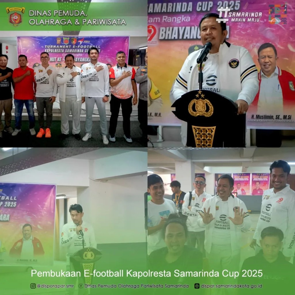 Pembukaan Turnamen E-football Kapolresta Samarinda Cup 2025